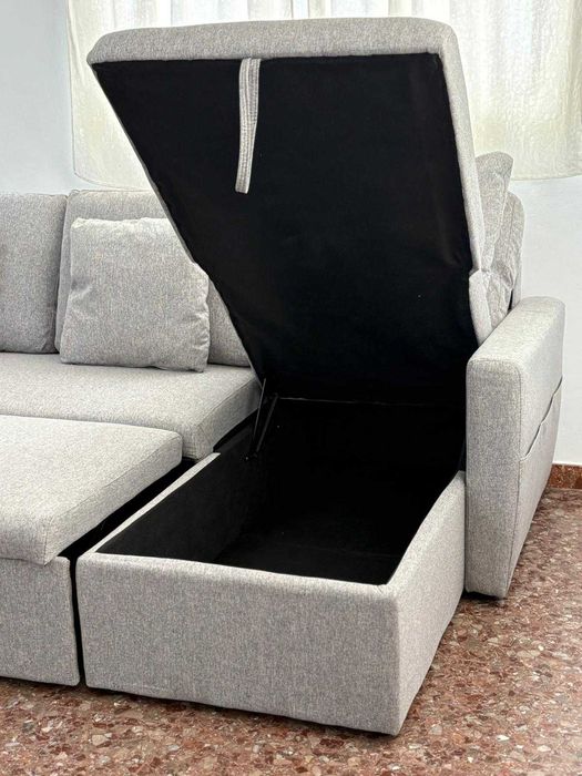 sofa cama armazenamento duplo Paga na ato entrega Envio gratis