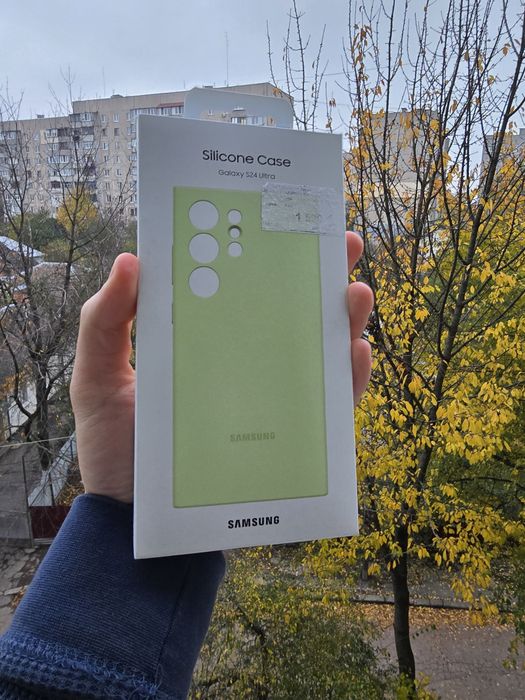 Продам чехол на Samsung s24 ultra Silicone case Lime