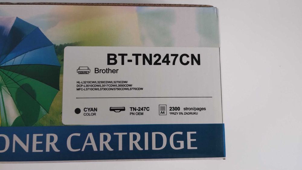 Toner prism BT-TN247CN do drukarek brother HL-L3210CW L3270CDW cyan