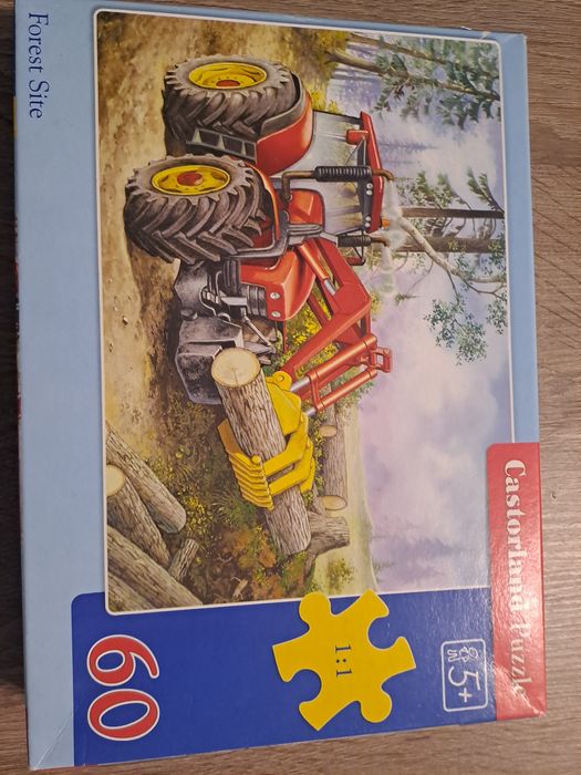 Puzzle traktor 60 elementów +5 lat – prawie jak nowe!

Opis ogł