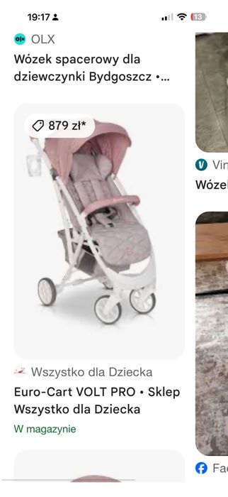 Wózek spacerówka Euro Cart