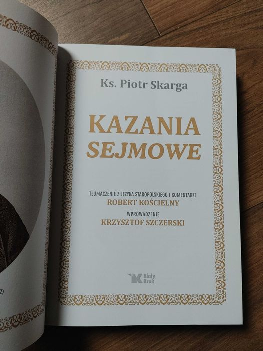 Kazania Sejmowe ks.Piotr Skarga Bialy Kruk
