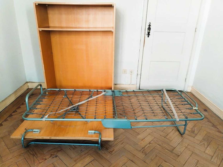 Armário-cama, cama giratória e rebatível | Ideal para pequenos espaços