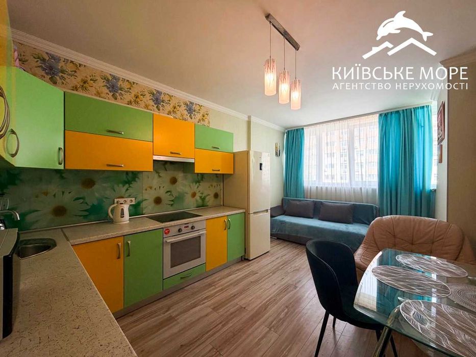 Без %, 1к квартира, 43 м², ЖК «Паркові Озера», Воскресенська, 16А