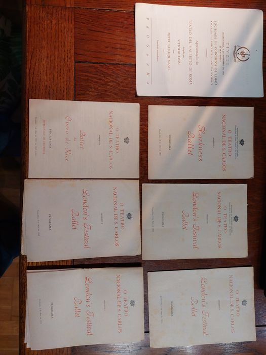 Programas antigos de Ballet  7