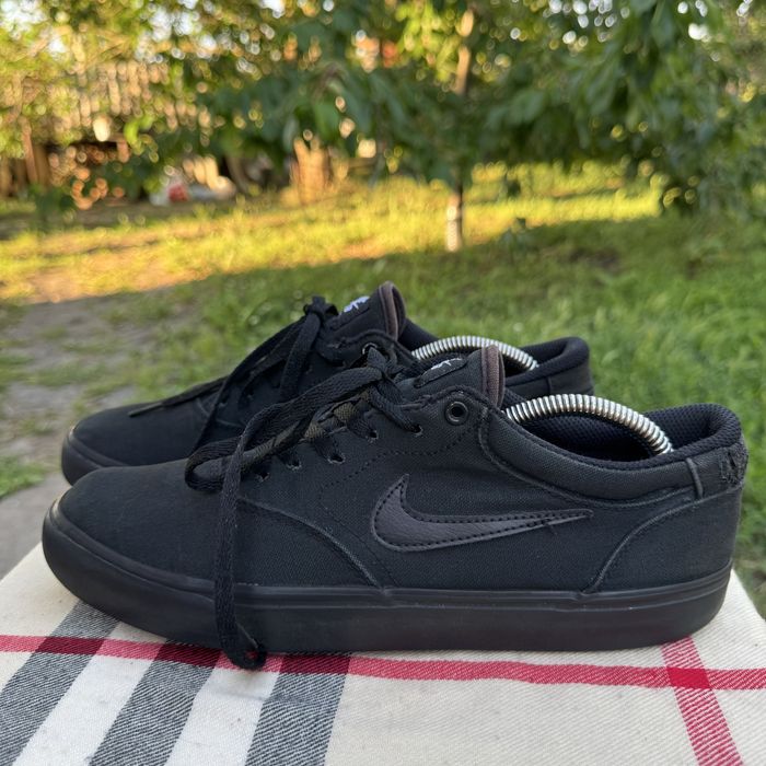 Кеды Nike SB Chron 2 Canvas Black, 42,5 размер, Оригинал, Кеди