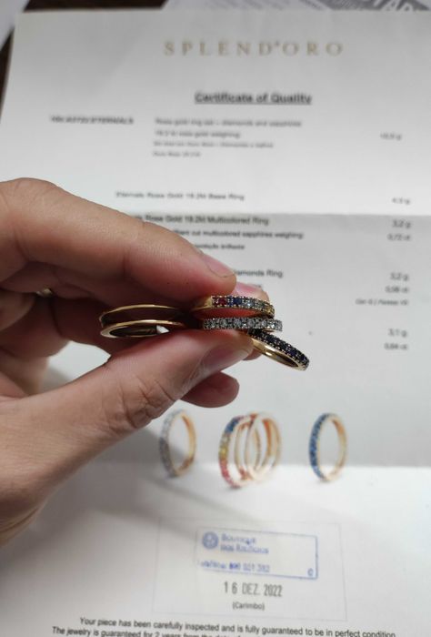 Coleção Anel Eternals SplendOro