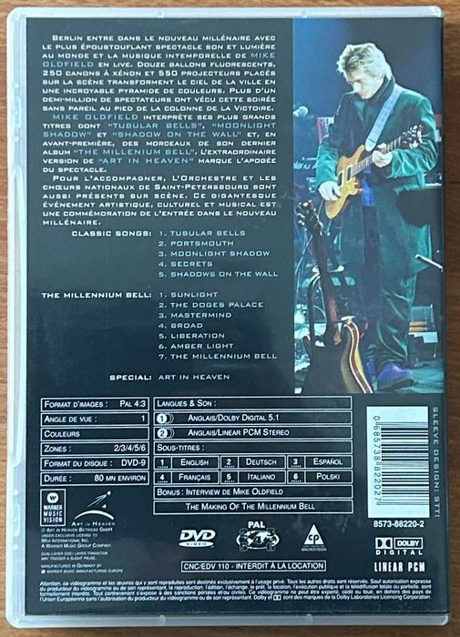 Mike Oldfield - The Millennium Bell - Live in Berlin - 2001 - DVD
