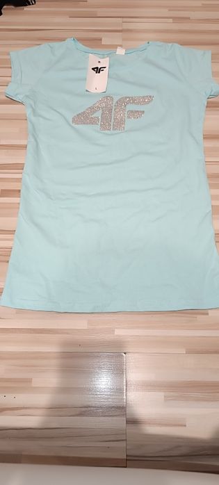 Nowa koszulka damska 4Frozmiar L turkusowa
