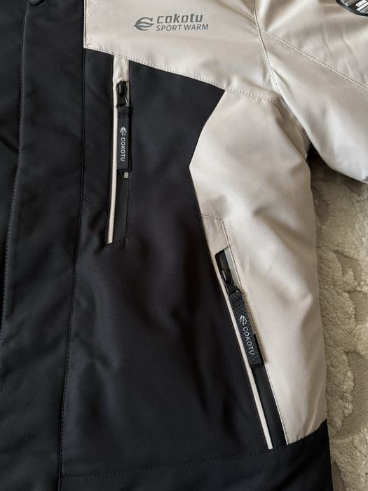 Зимова тепла термо куртка для хлопчика 140-164