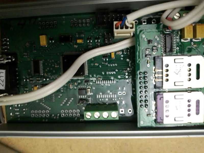 GSM-шлюз RS-232, модем 2 слота СИМ карт.