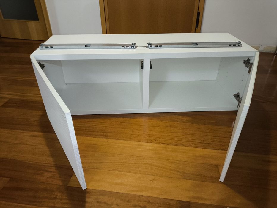 Móvel IKEA BESTÅ Suspenso Branco com 2 Portas
