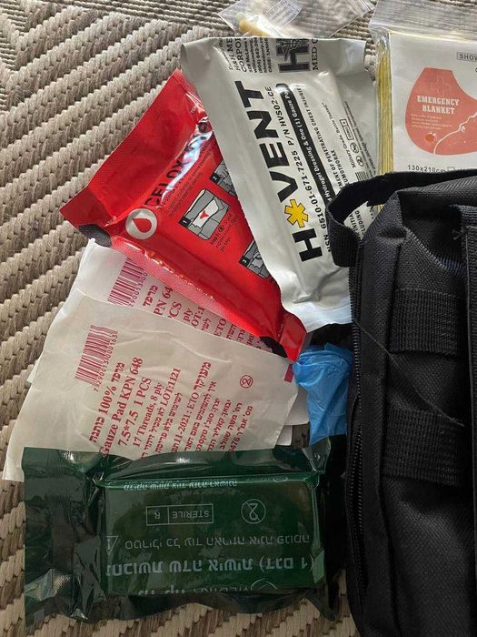 Аптечка чорна Новая Аптечка тактисеская большая черная