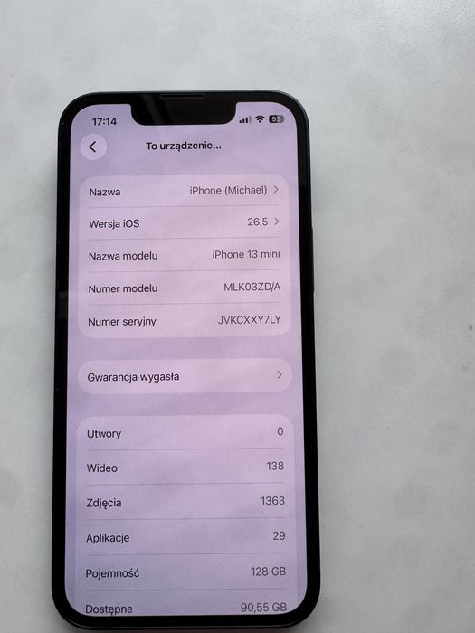 Iphone 13 mini 128gb