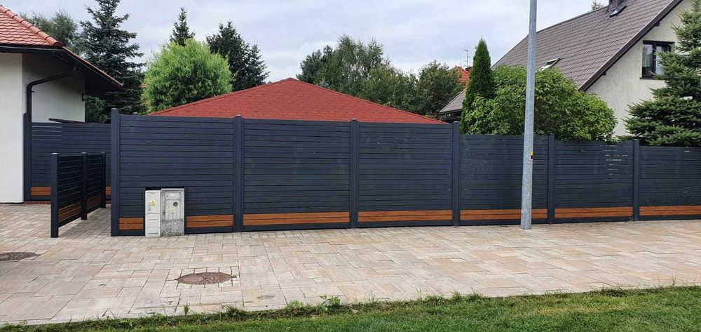 NAJTANIEJ !!! Ogrodzenie PALISADOWE - Śląsk - Kompleksowo