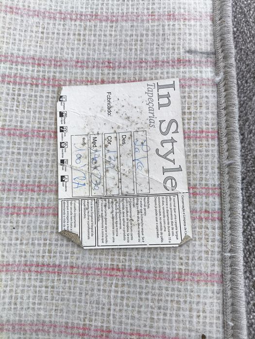 Tapete cinza 230x170 cm