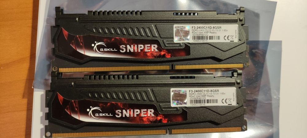 G.skill sniper ddr3 2400 МГц 2*4 GB