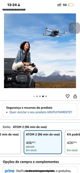 Drone Potensic ATOM 2 Novo | Câmara 4K | Excelente Oportunidad