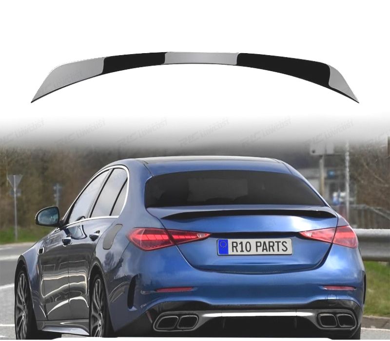 AILERON MERCEDES CLASE C W206 21- LOOK AMG C63 PRETO BRILHANTE