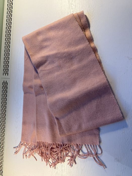 Zara szalik szary brzoskwiniowy