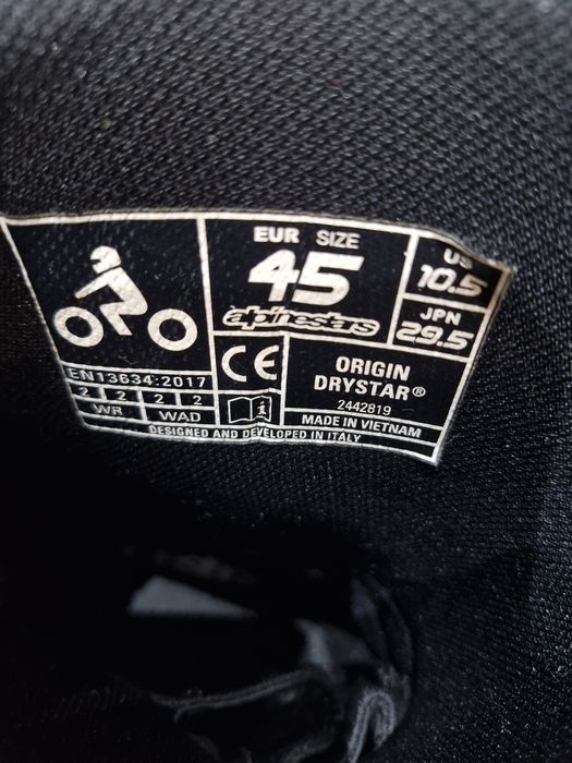 Buty Motocyklowe AlipneStar roz.45