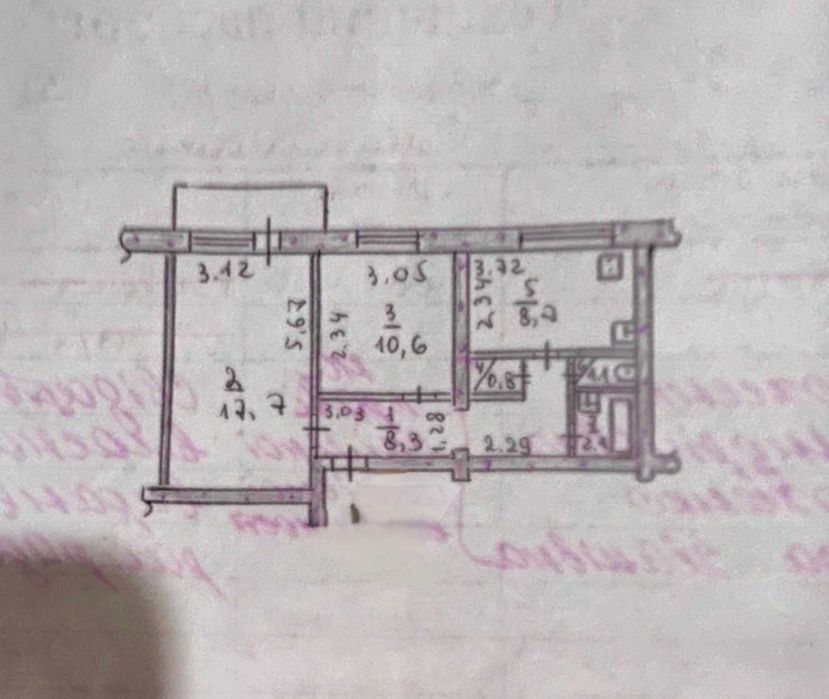 ПРОДАМ 2-ку по вул.Олімпійській 5 поверх в 9 поверх.будинку