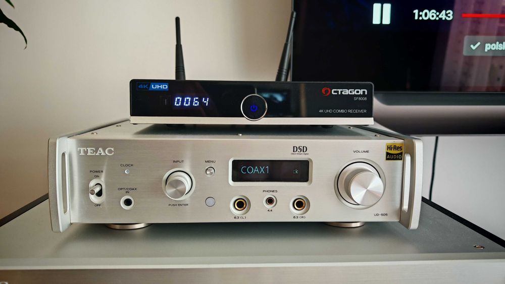 TEAC UD-505 Wzmacniacz Słuchawkowy USB DAC + DODATKI