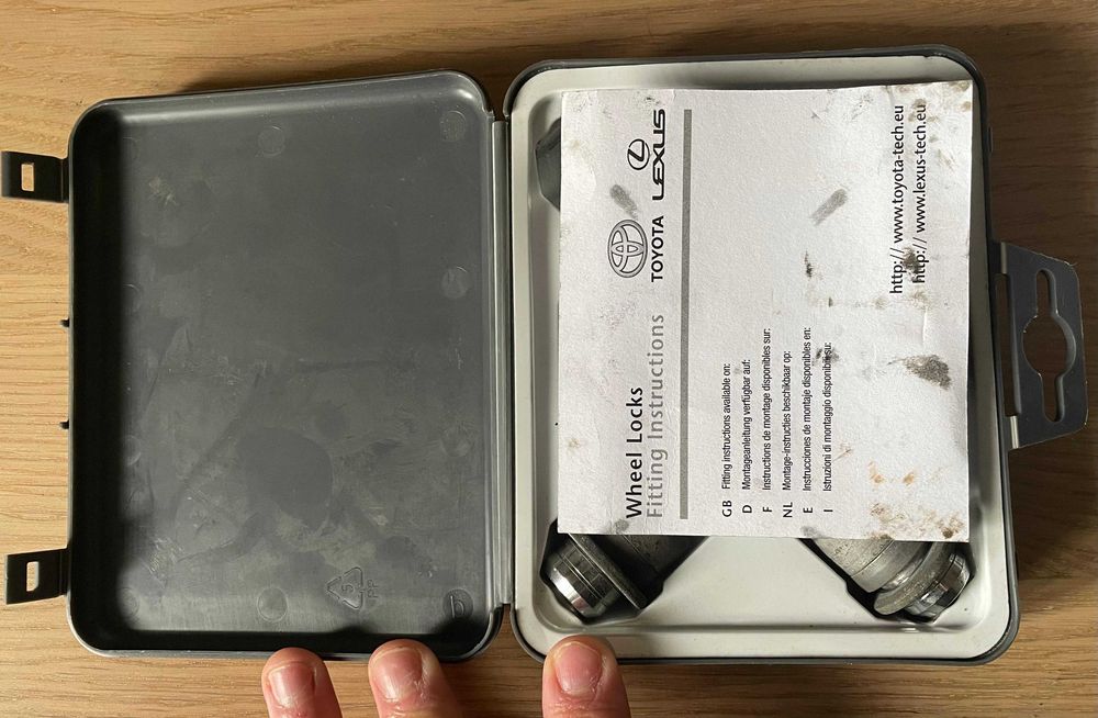 Porcas de segurança originais - Toyota Yaris (4 + chave) – Wheel Locks
