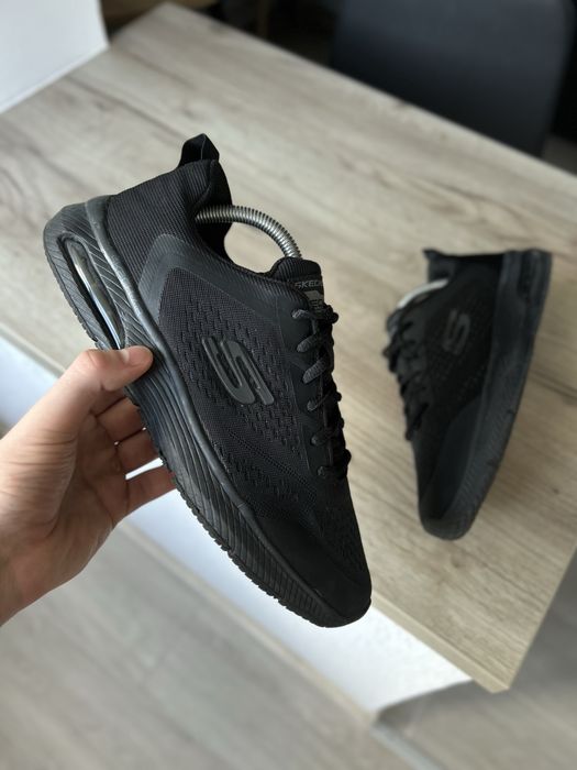 Кросівки Skechers Оригінал 41р чорні базові дуже мякі на коден день nike air max  на осінь соловічі жіночі унісекс