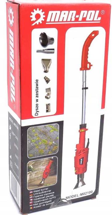 Palnik Do Wypalania Chwastów Opalarka Mar-Pol 2000 W 230 V 600 °C