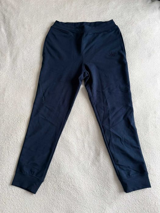 SikSilk granatowe spodnie joggery dresowe nowe