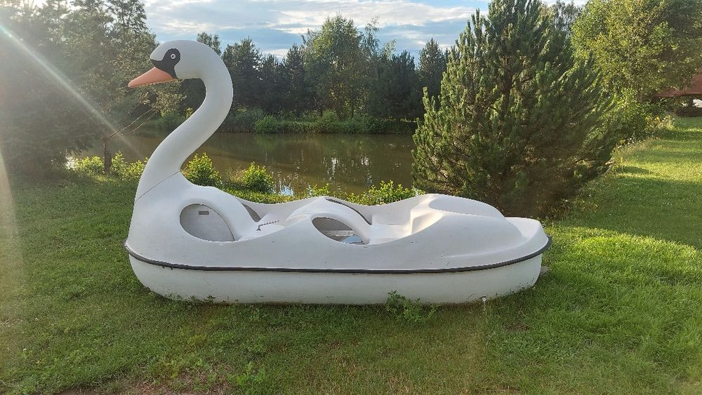 Duży rower wodny Łabędź