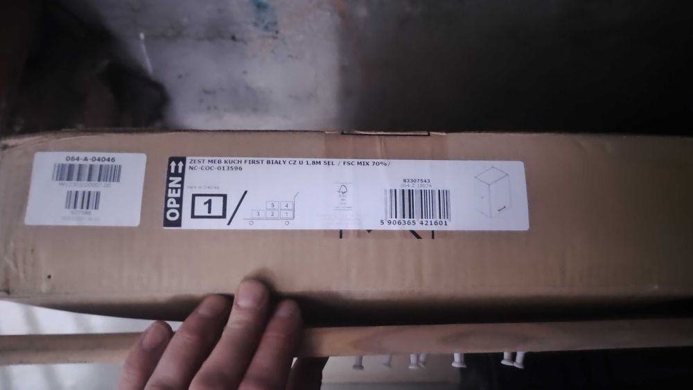 Nowa Szafka Leroy Merlin wiszaca 60 cm biala nad piekarnik