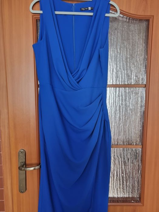 Sukienka chabrowa maxi