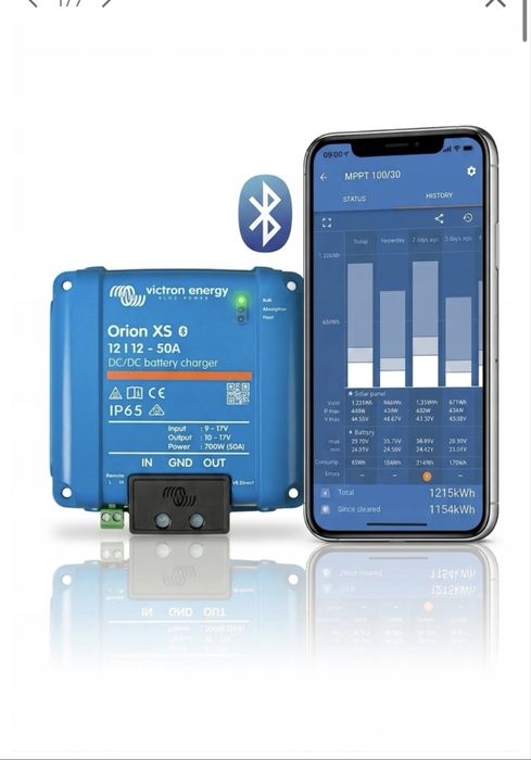 Ładowarka DC-DC Victron Orion XS 12/12-50A Bluetooth solarny system energii