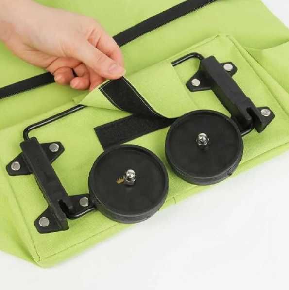 Складная тележка для покупок, сумка-тележка с колесами, складная сумка