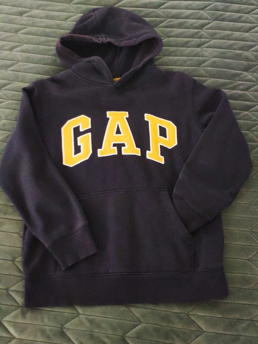 GAP granatowa bluza chłopięca z kapturem 152 cm