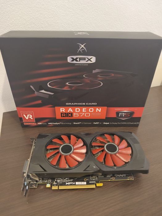 Placa gráfica XFX RX570 8GB