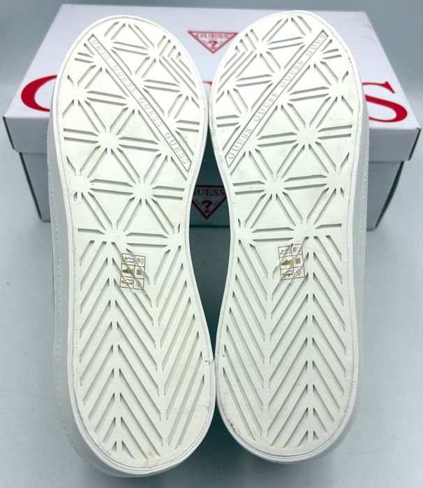‼️Nowe oryginalne trampki GUESS Brigs5 złote beżowe 40 AZ 095