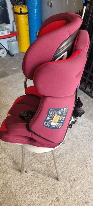 Fotelik samochodowy dziecięcy Ricokids Zebo - czerwony