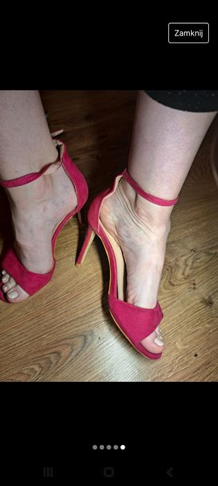 Sandaly szpilka 37