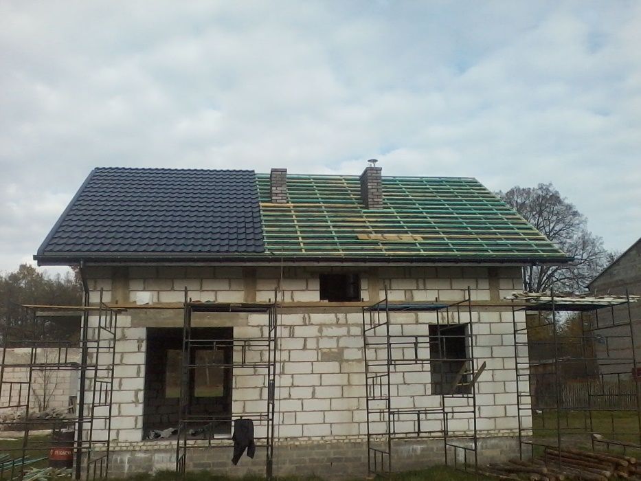 Usługi dekarskie dachy pokrycia dachowe materiały