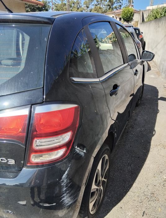 vendo Citroen C3 1.6 blue hdi  nacional de 2016 acidentado salvado
