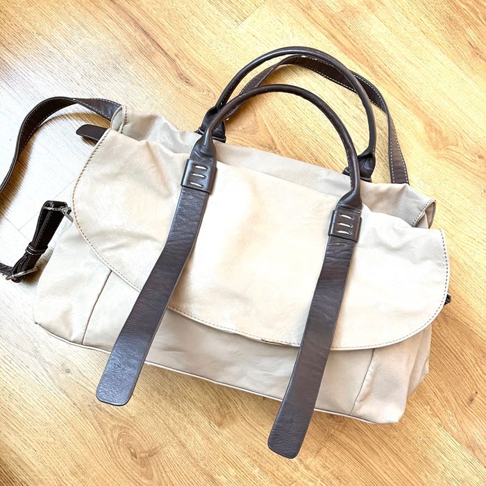 Torba torebka włoska w stylu vintage przegródki na zamek