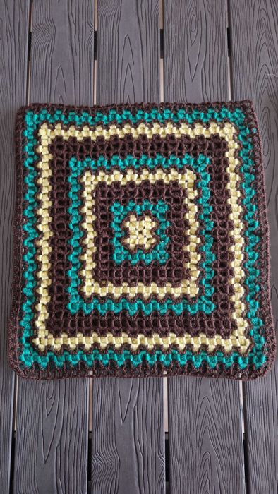 2 Frentes de capa almofada artesanal tricotada à mão - Tricot