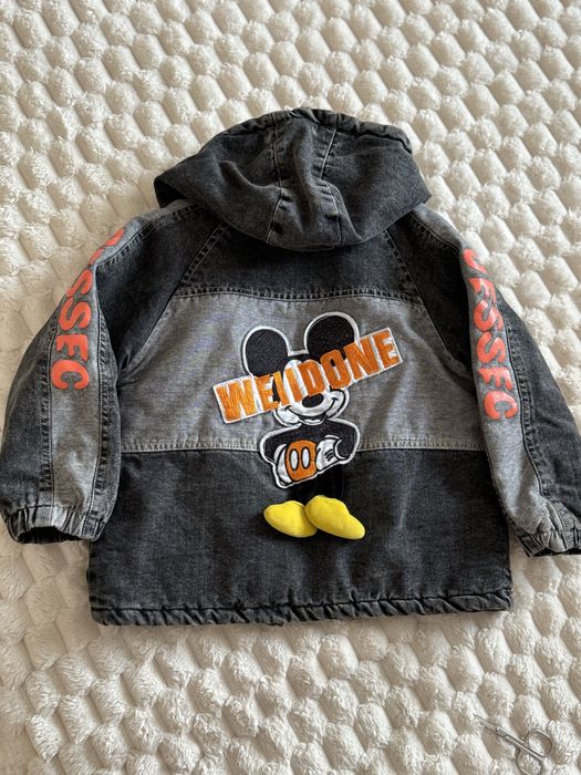 Утепленная джинсовая куртка