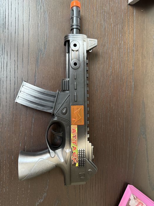 Metralhadora plástico brincar