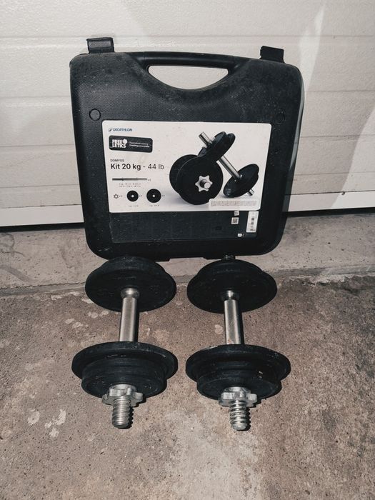 Pack Musculação: Banco BH Hercules + Barra com Discos + Kit Halteres 20kg