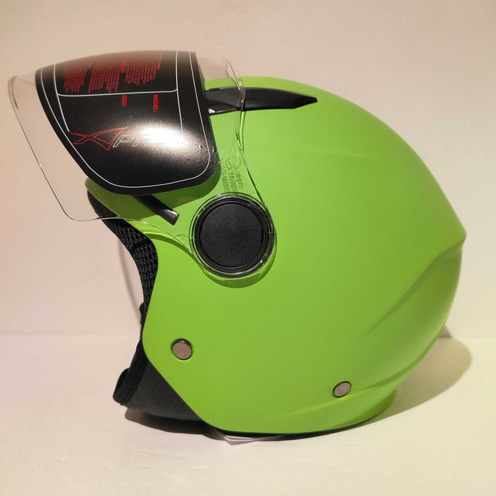 Capacete aberto criança mota scooter novo