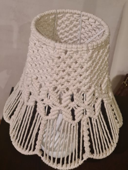 Lampka makrama handmade